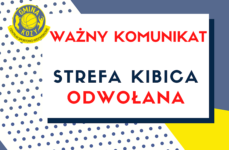 Strefa kibica odwołana